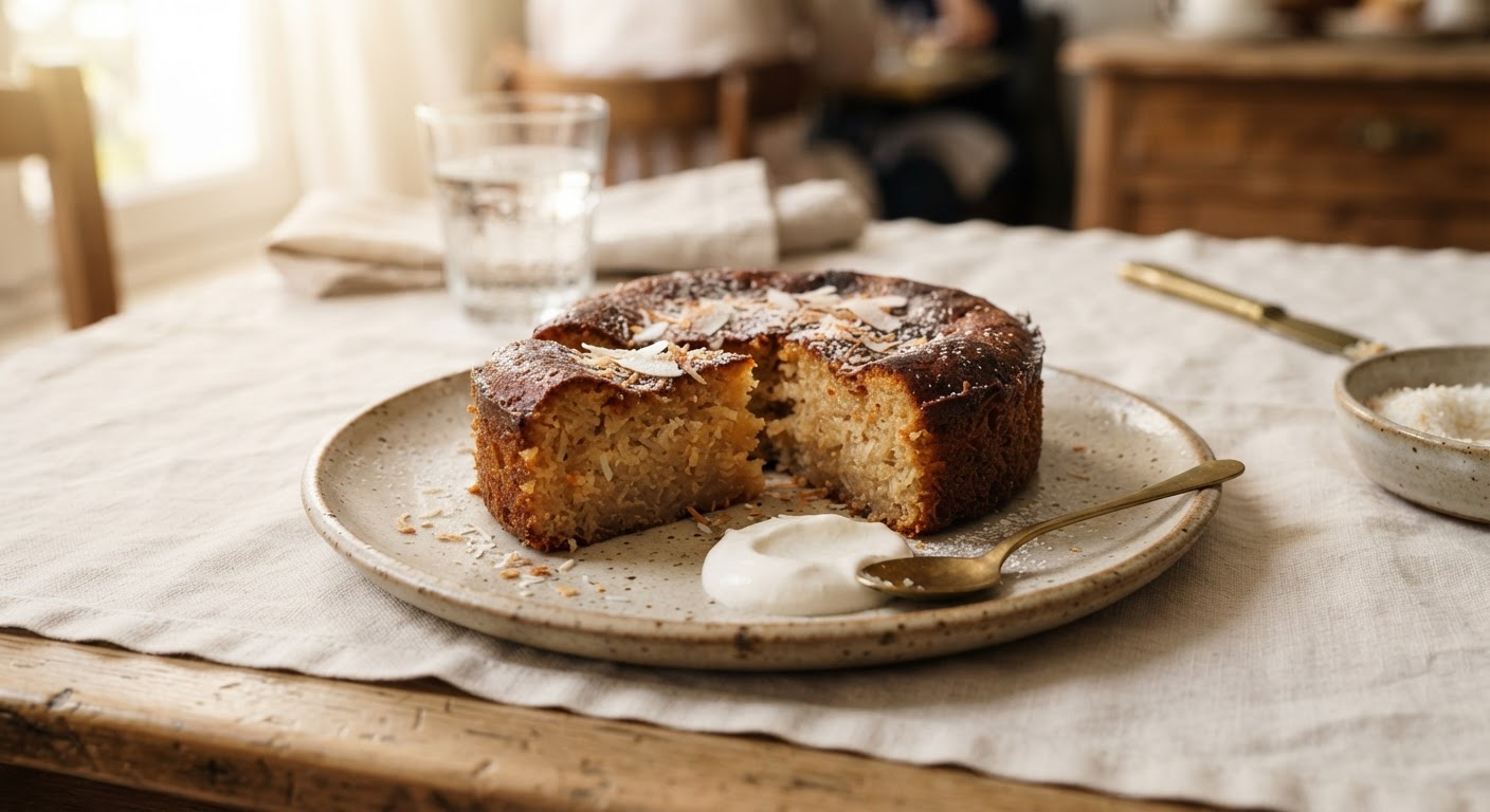 Godro Godro (Gâteau de Manioc et Coco)