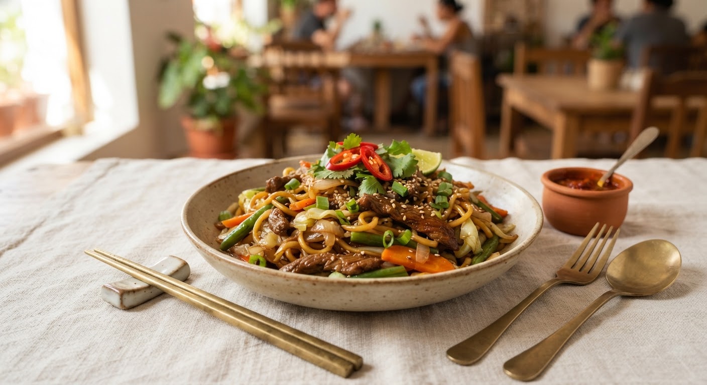 Mine Sao Malgaches (Nouilles Sautées)