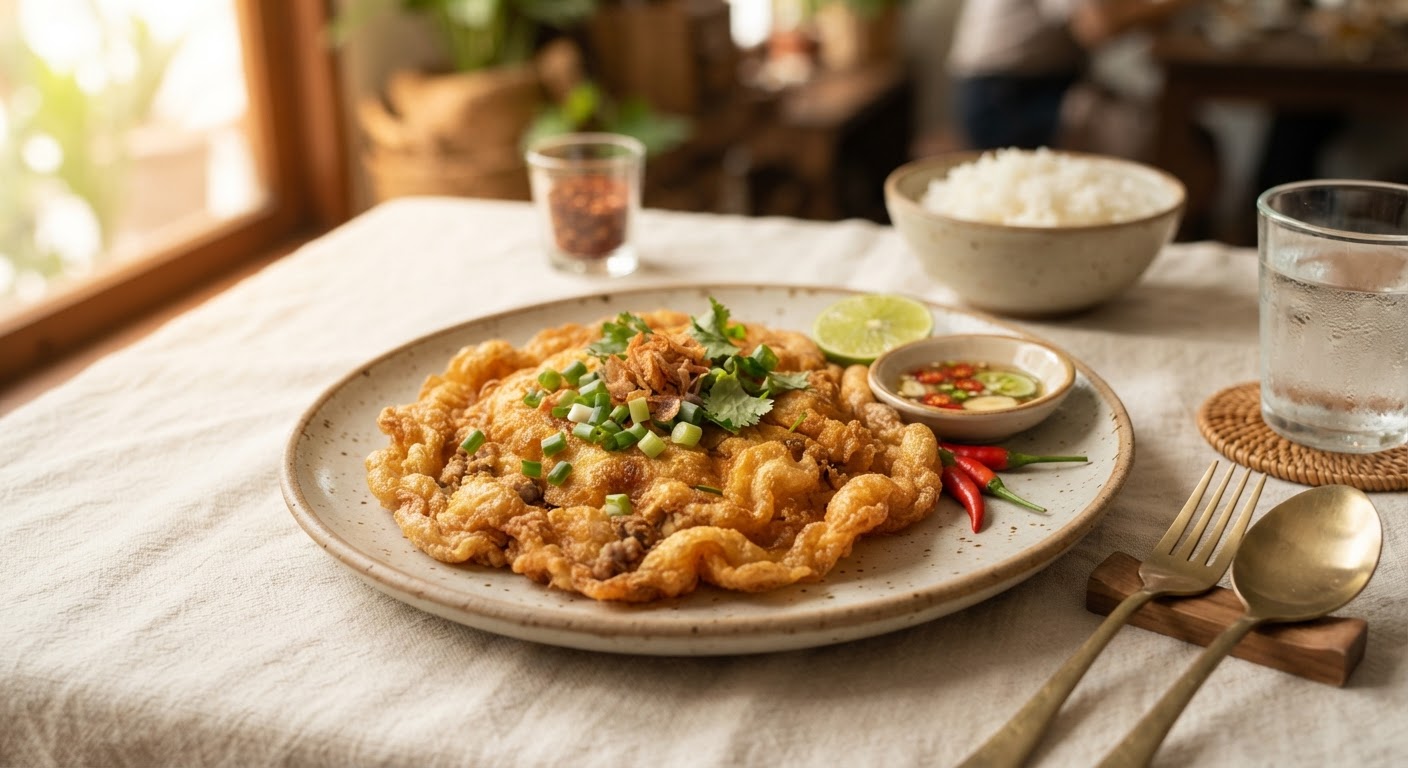 Kai Jeow (Omelette Thaïlandaise Croustillante)