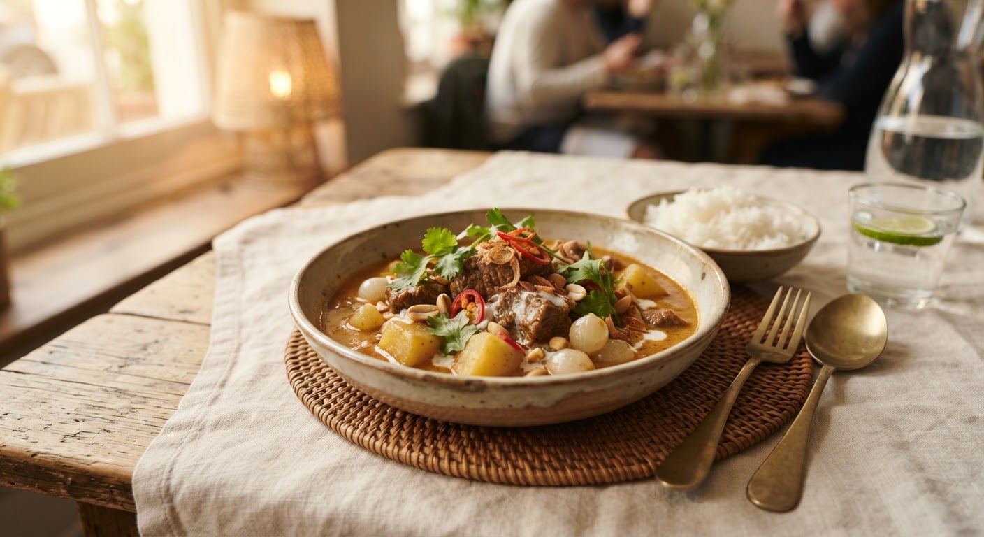 Curry Massaman de Boeuf (Gaeng Massaman Neua)