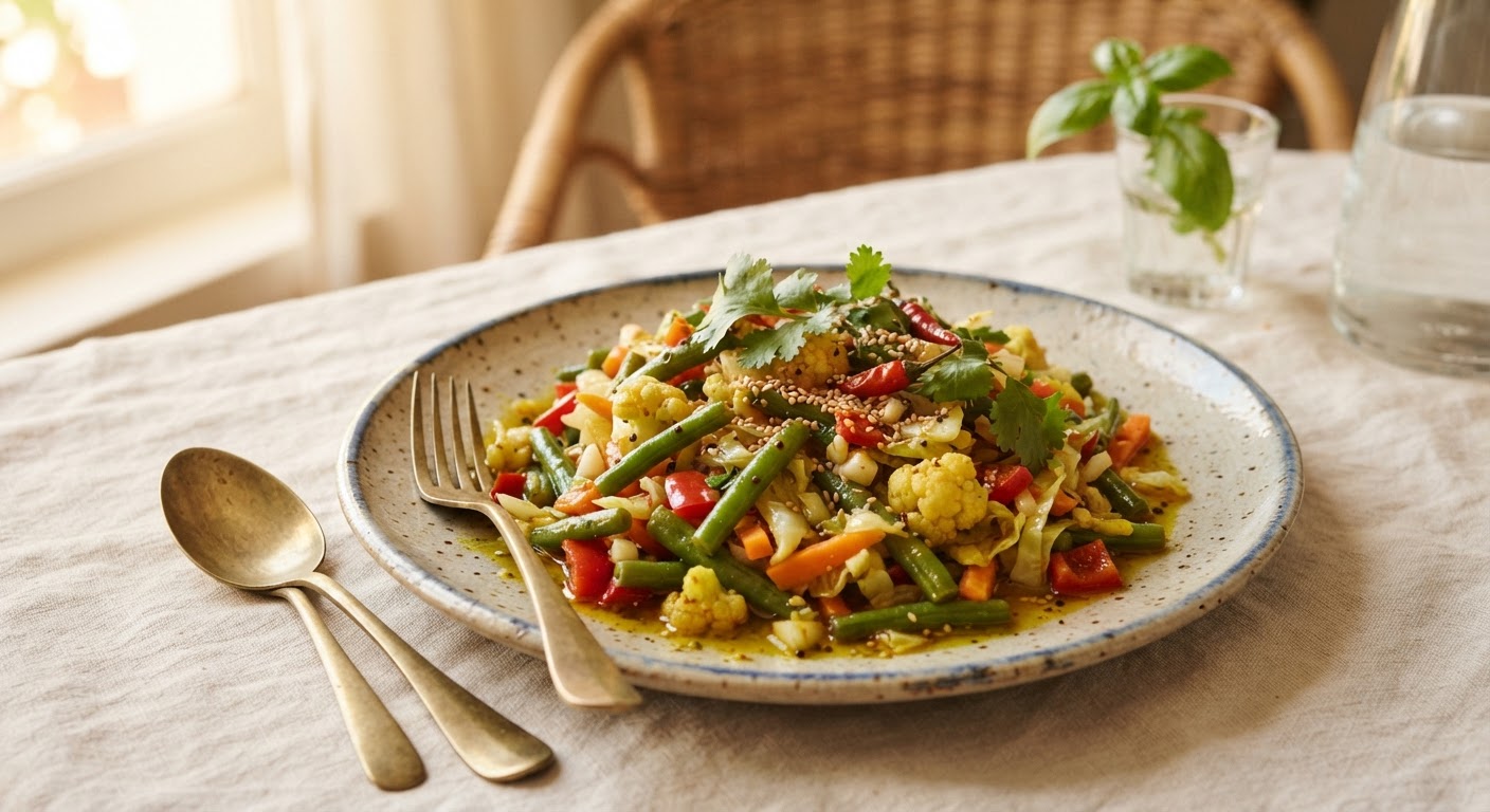Achard de Légumes Malgache (Pickles Pimentés)