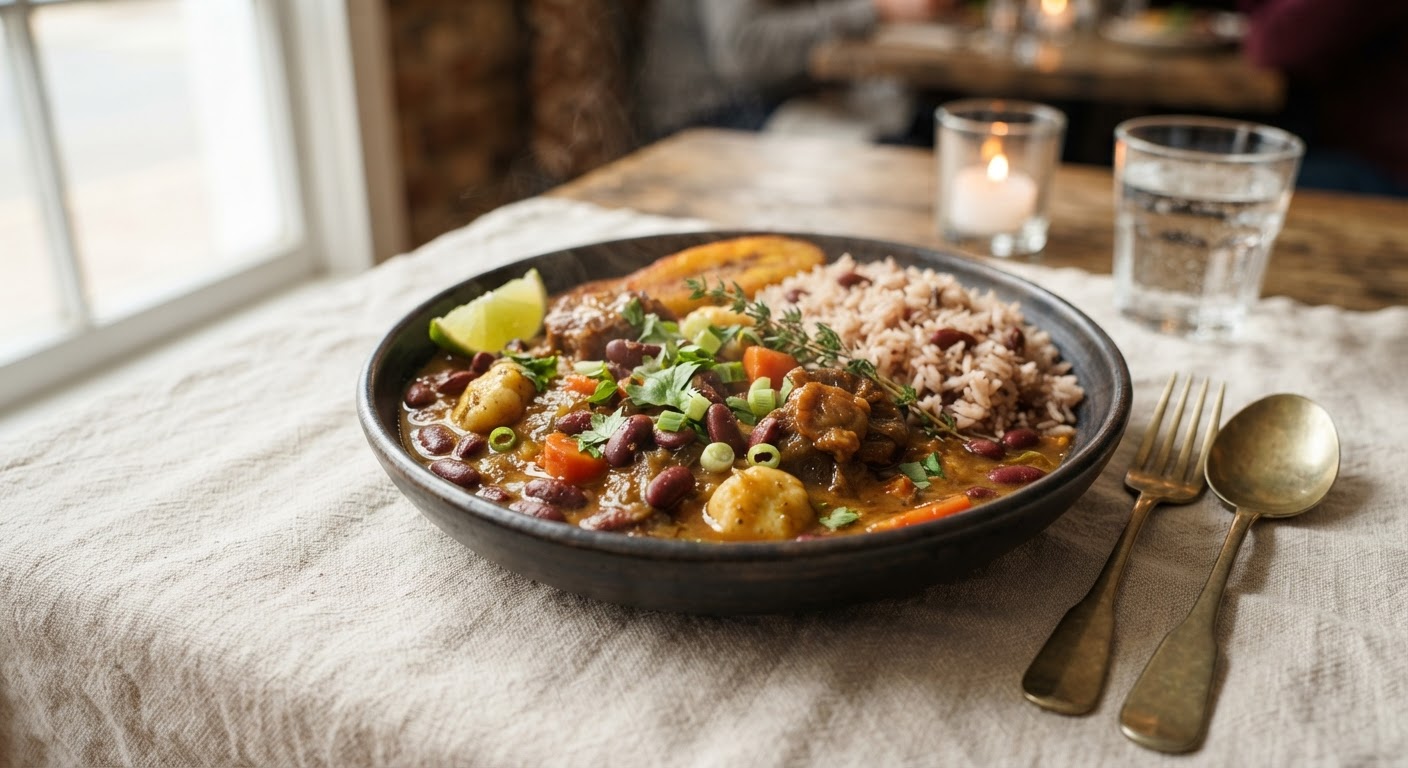 Stew Peas Rasta Style (Haricots Rouges Mijotés à la Jamaïcaine)