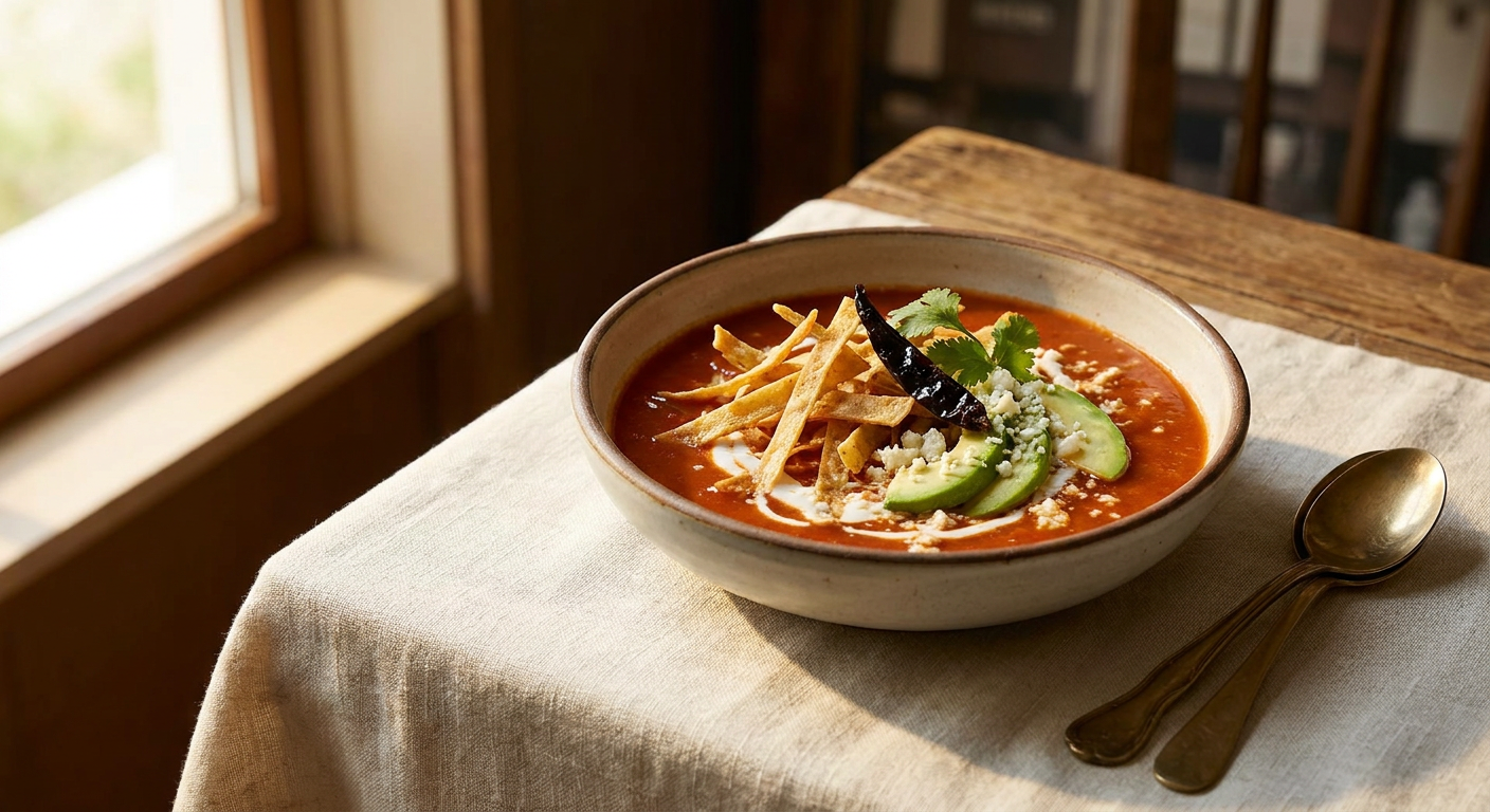 Sopa de tortilla