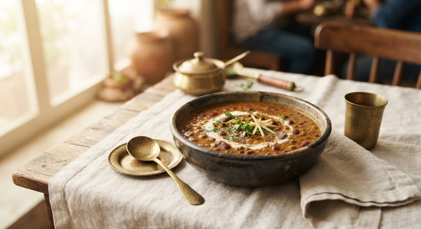 Dal Makhani (Lentilles Noires Crémeuses)