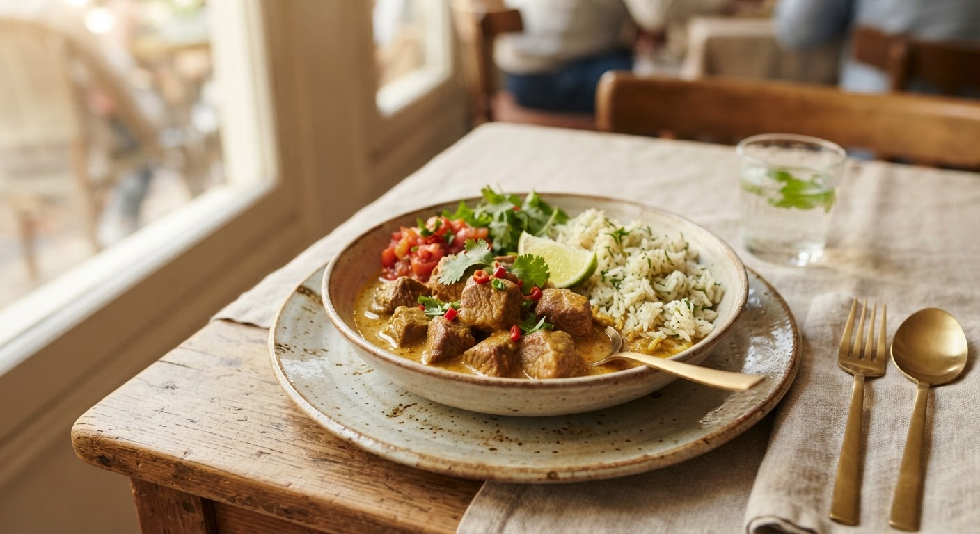 Zébu au Curry Doux de Madagascar