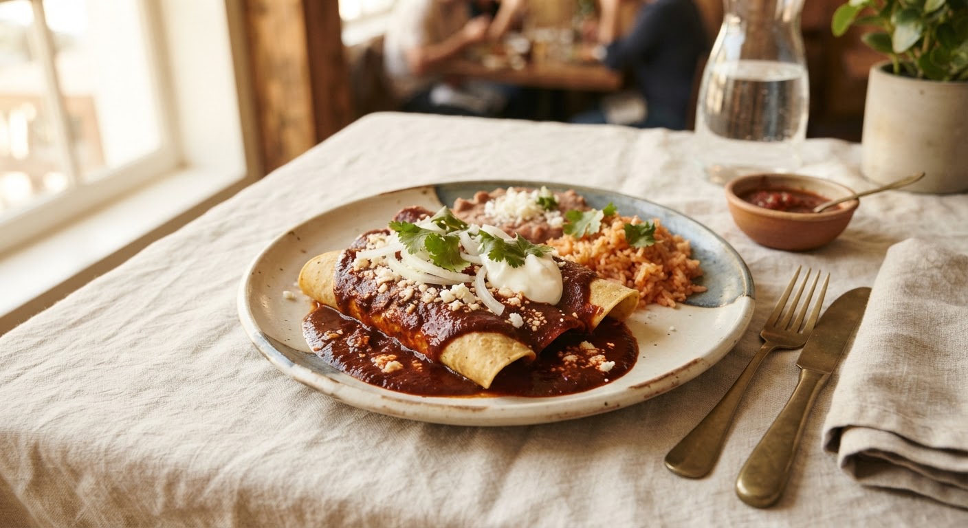 Enchiladas rojas
