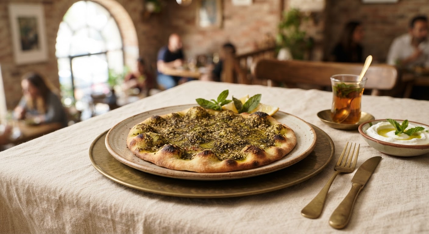 Manakish au Za'atar