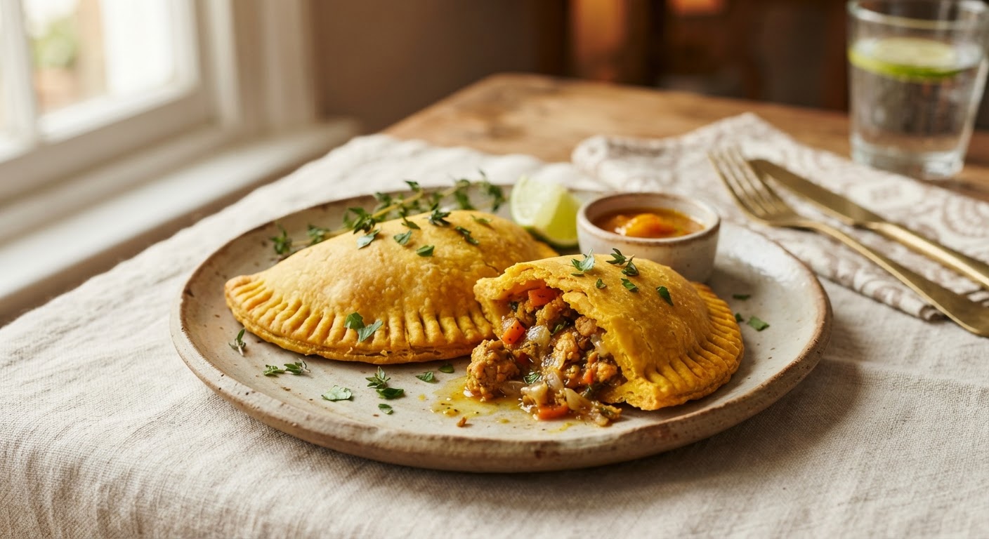 Jamaican Chicken Patties – Les Délices du Soleil