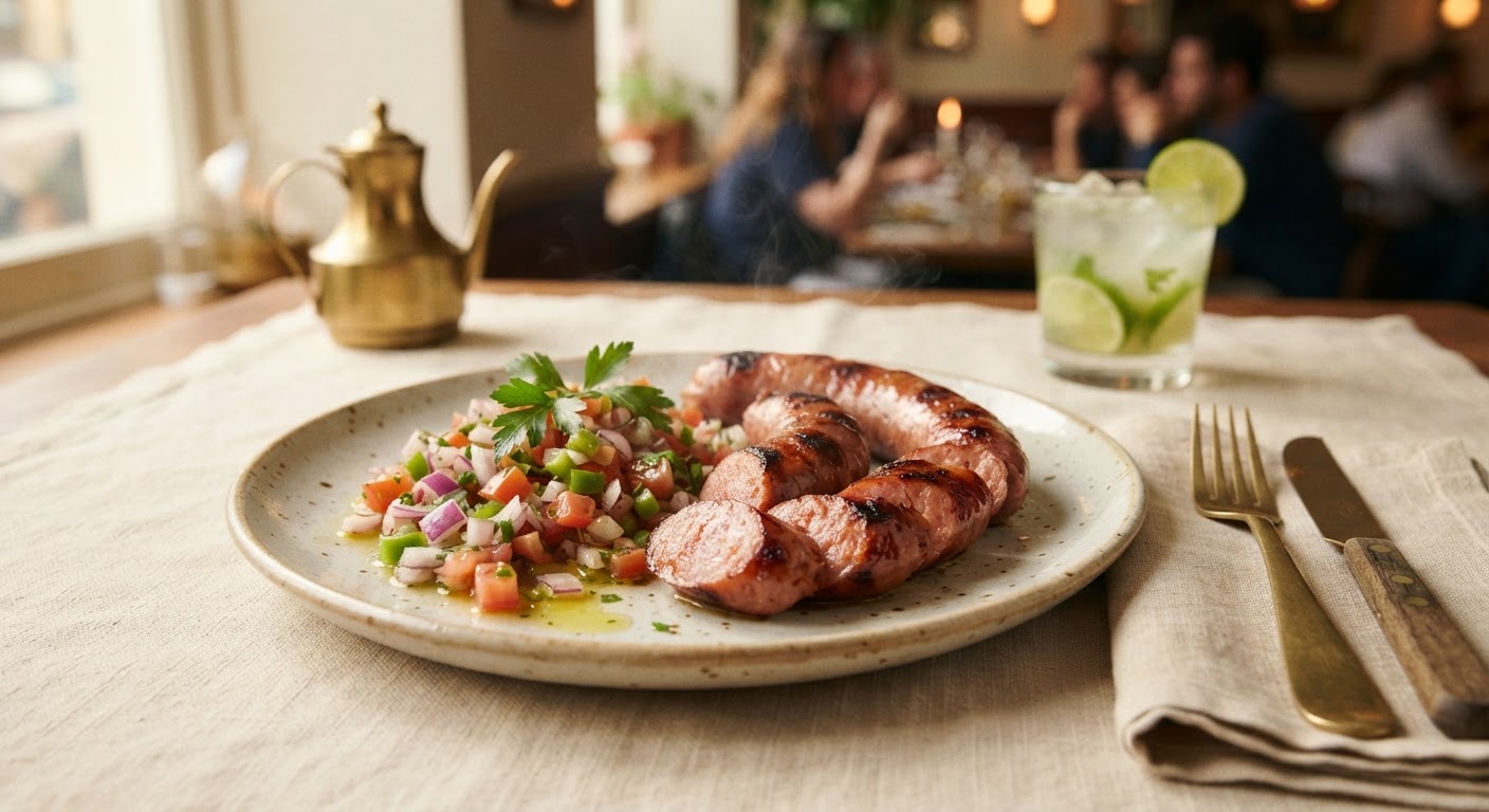 Churrasco de linguiça