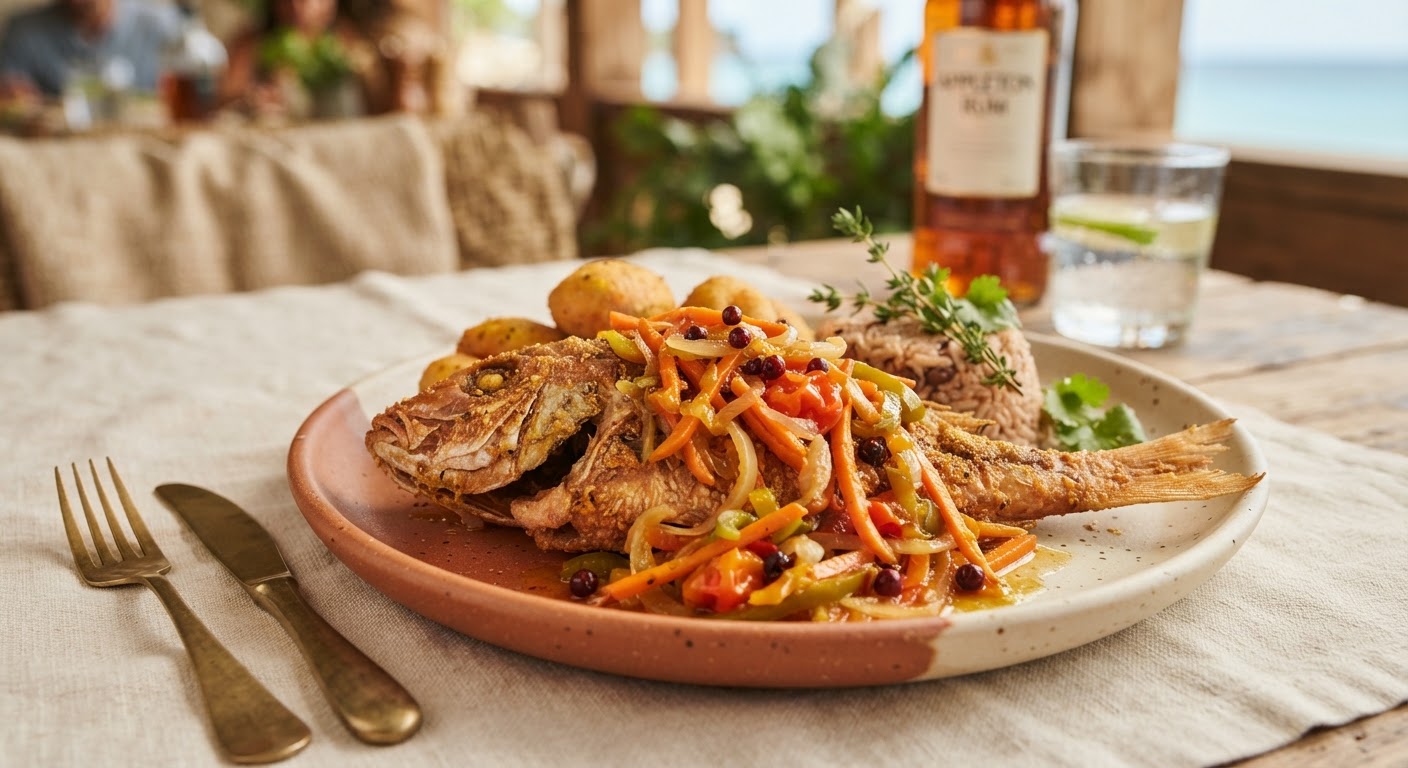 Escovitch Fish à la Winston Jerk