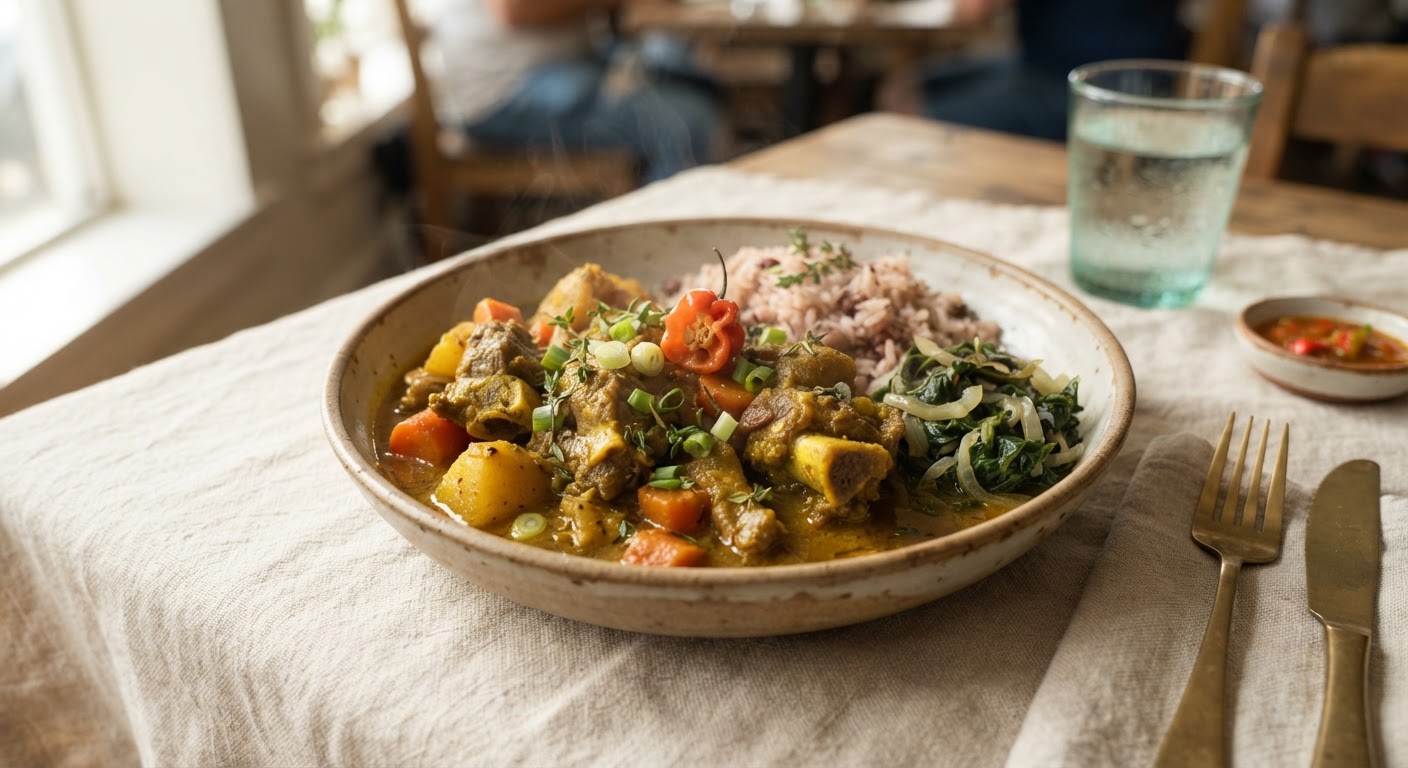 Curry Goat authentique de la Jamaïque
