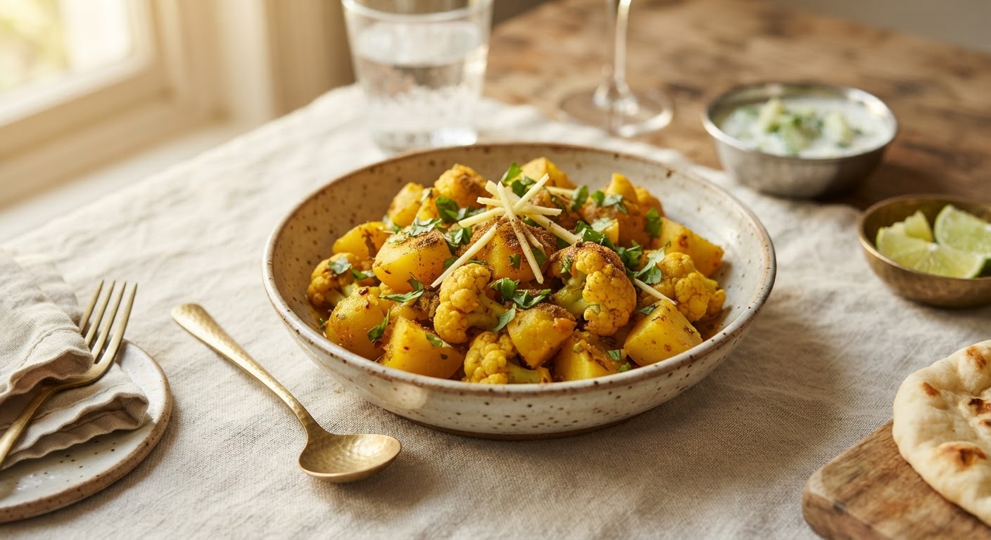 Aloo Gobi (Curry de Pommes de Terre et Chou-fleur)