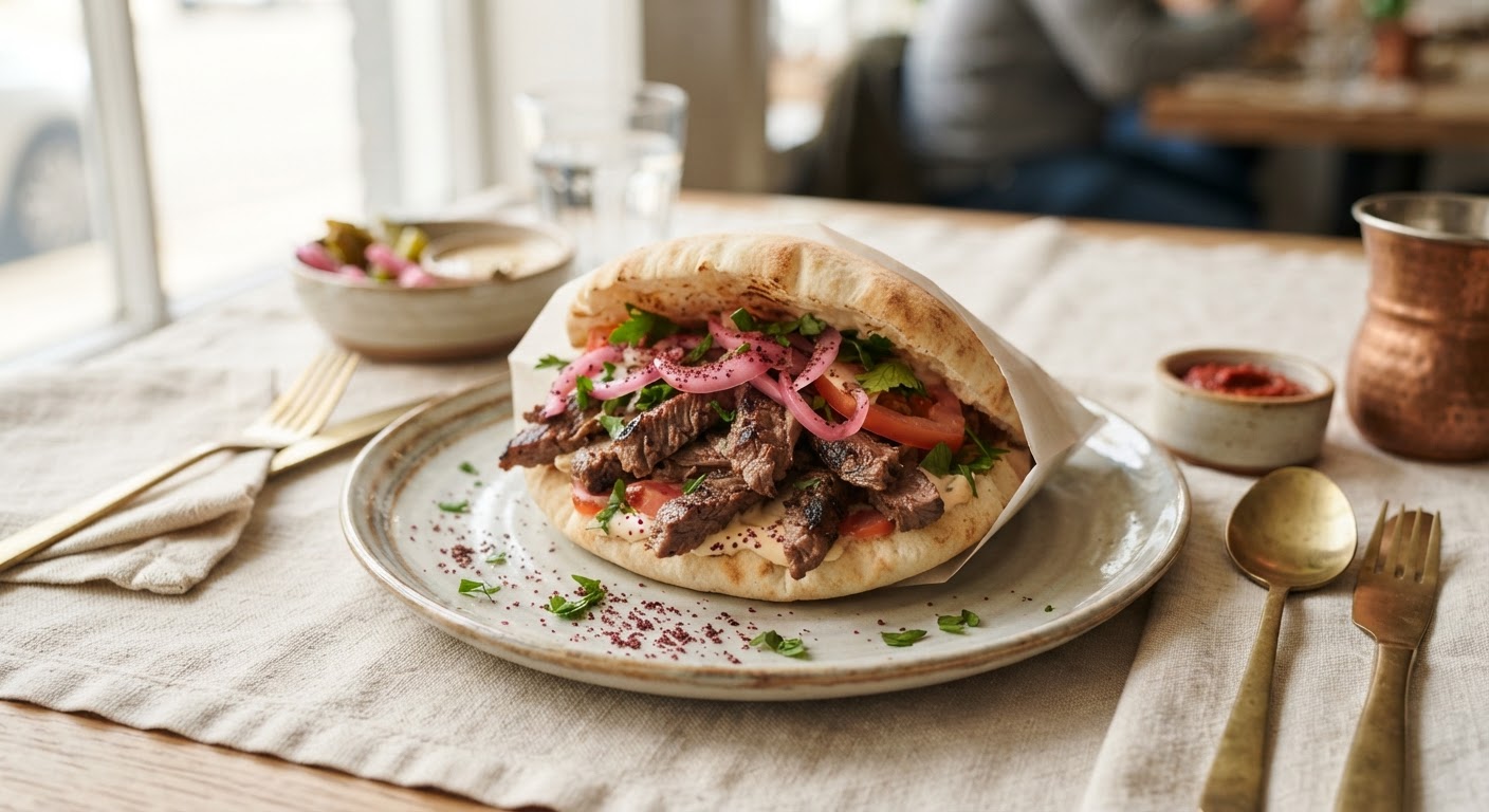 Chawarma de bœuf à ma façon, habibi