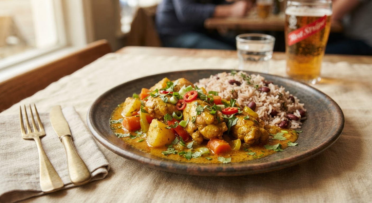 Curry de Poulet Jamaïcain