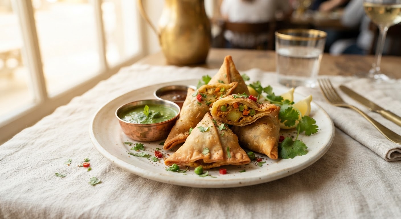 Samossas aux légumes (Samosas aux légumes)