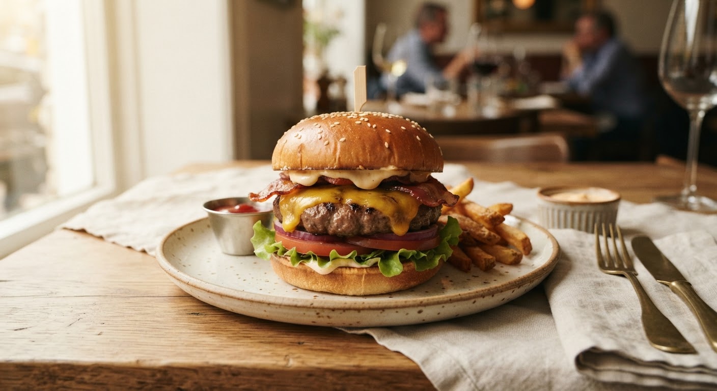 Cheeseburger maison