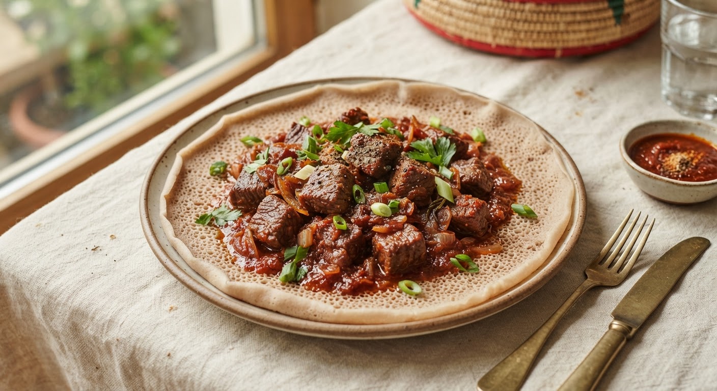 Awaze Tibs, un plat d'amitié et de saveurs ardentes