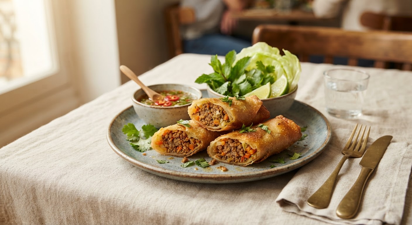 Nem de mouton (agneau) à la sénégalaise