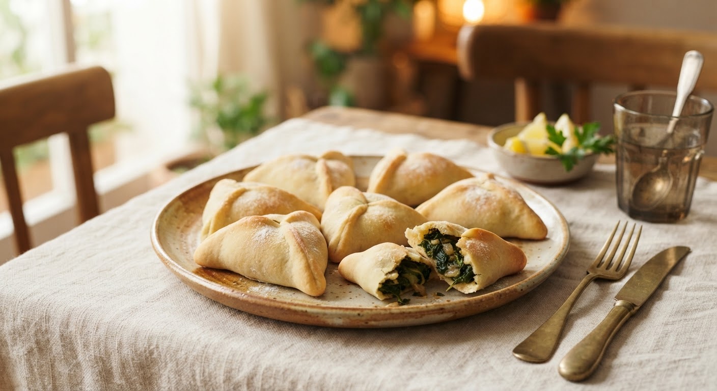 Fatayer aux épinards (chaussons libanais aux épinards)