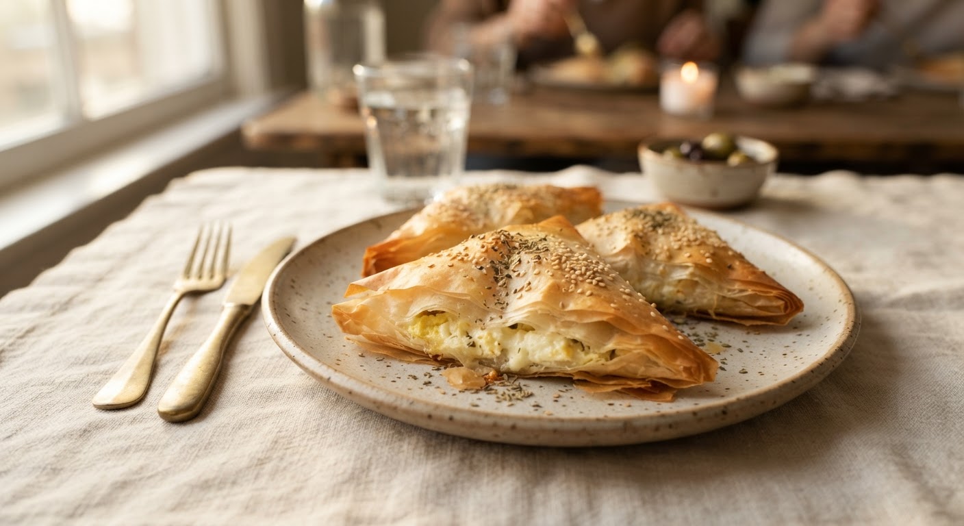 Tyropita (Feuilletés au Fromage)