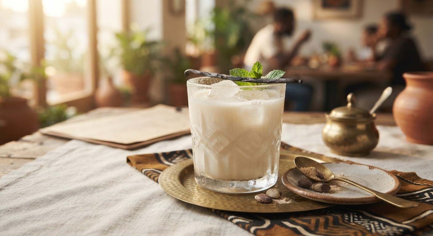 Jus de Bouye à la Vanille (Jus de Fruit de Baobab)