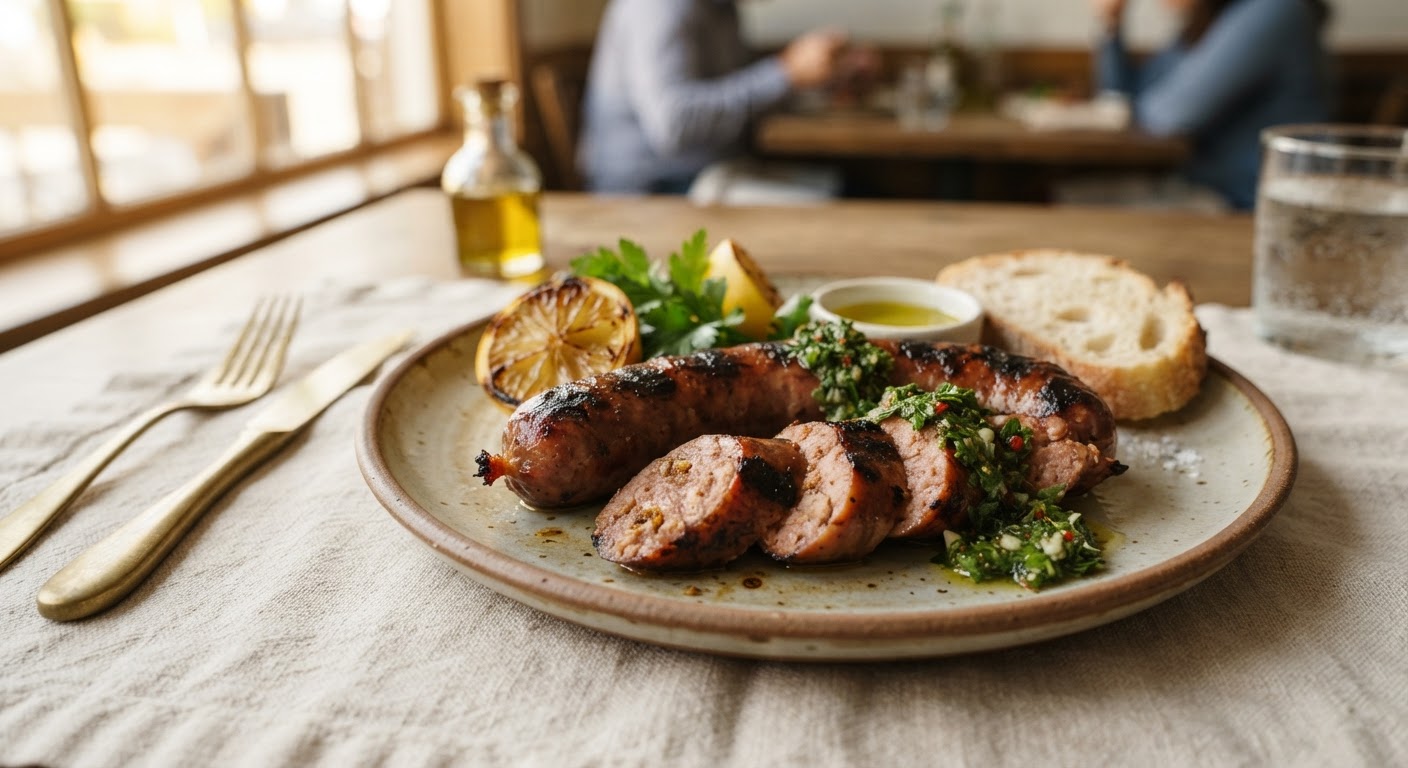 Chorizo criollo grillé
