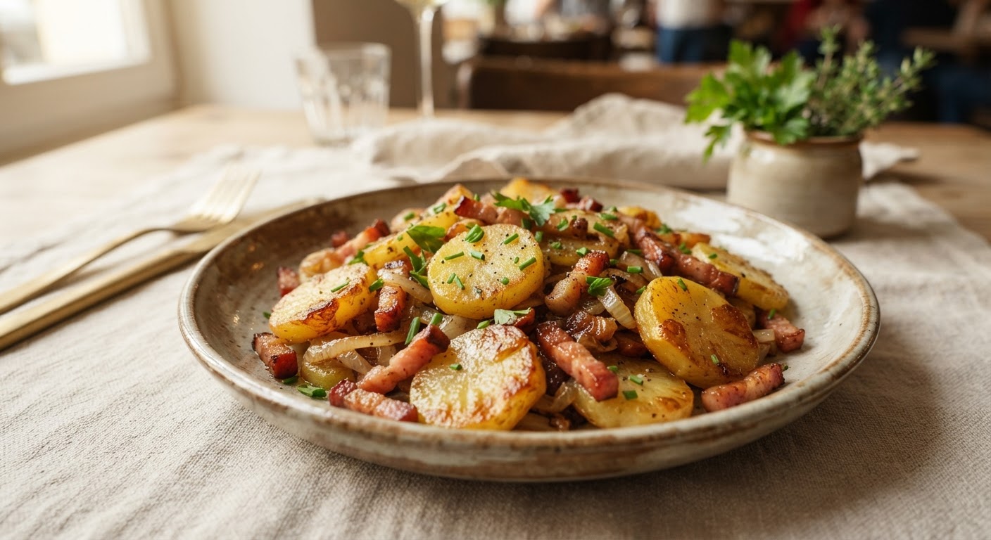 Bratkartoffeln (Pommes de terre sautées façon allemande)