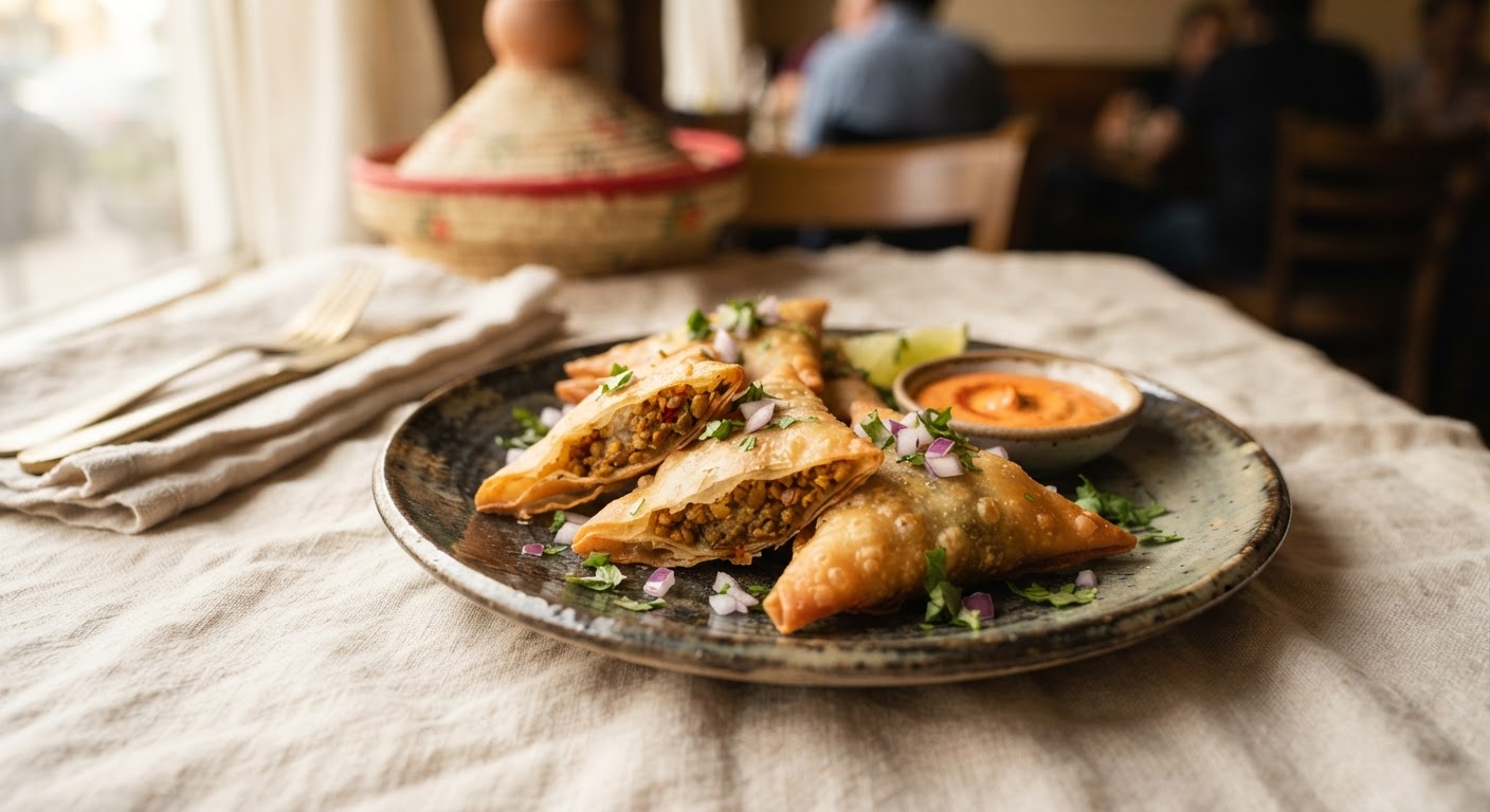 Sambusa de Lentilles Éthiopiennes
