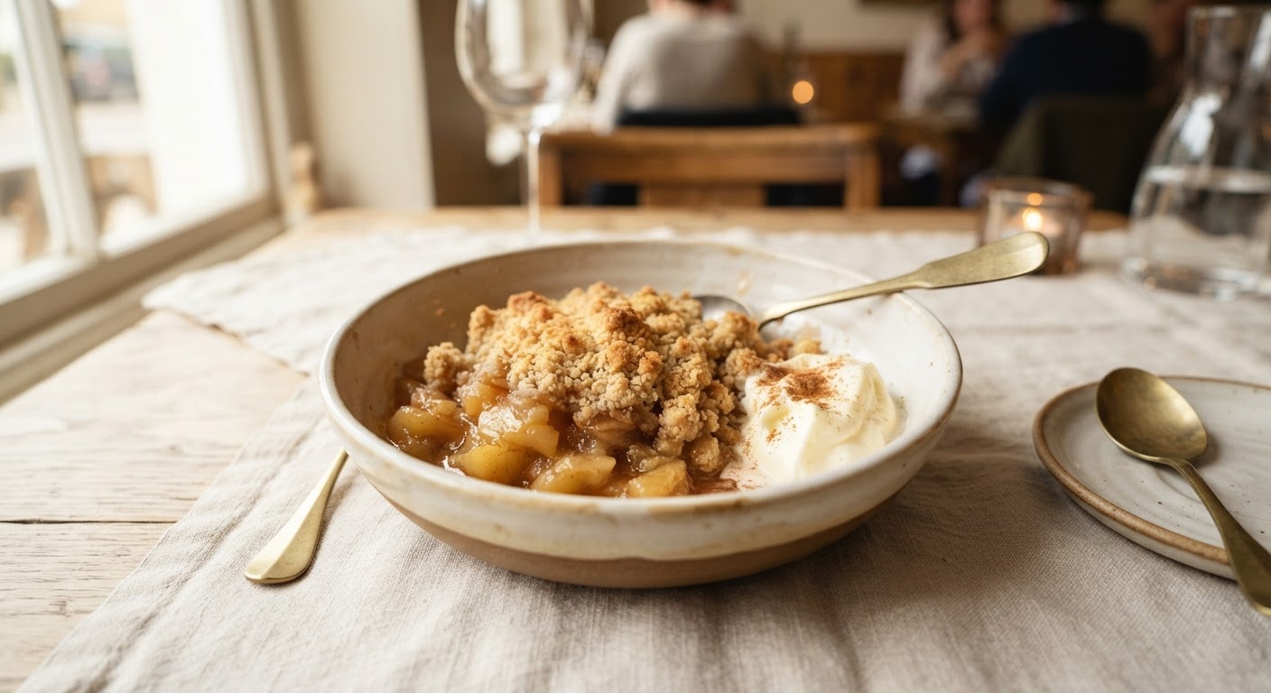 Crumble aux pommes