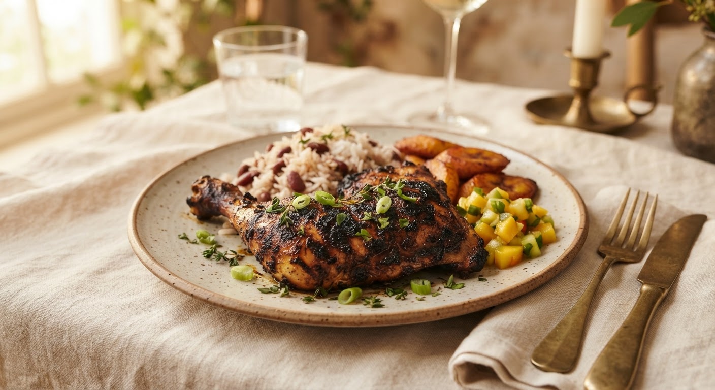 Poulet Jerk Authentique de Jamaïque