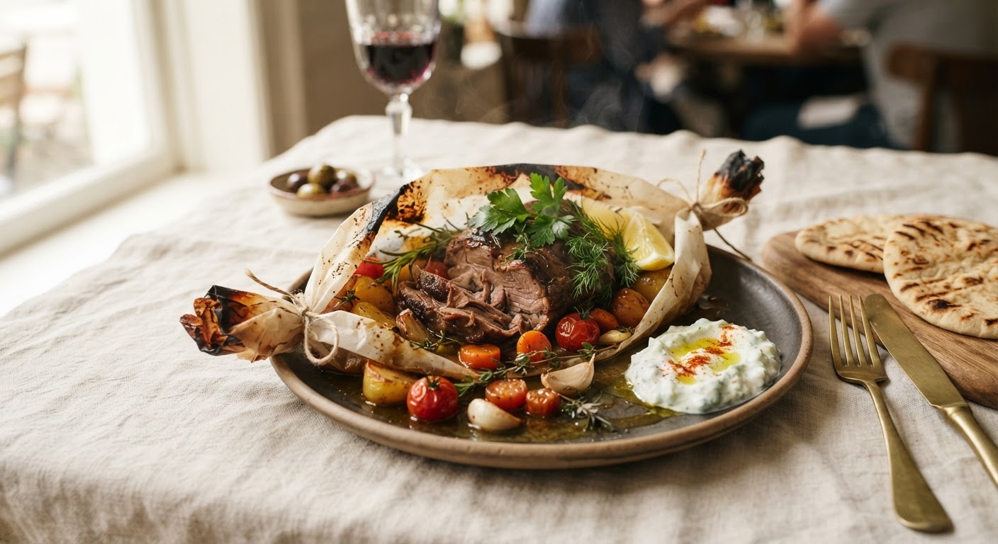 Kleftiko (Agneau Confit en Papillote)