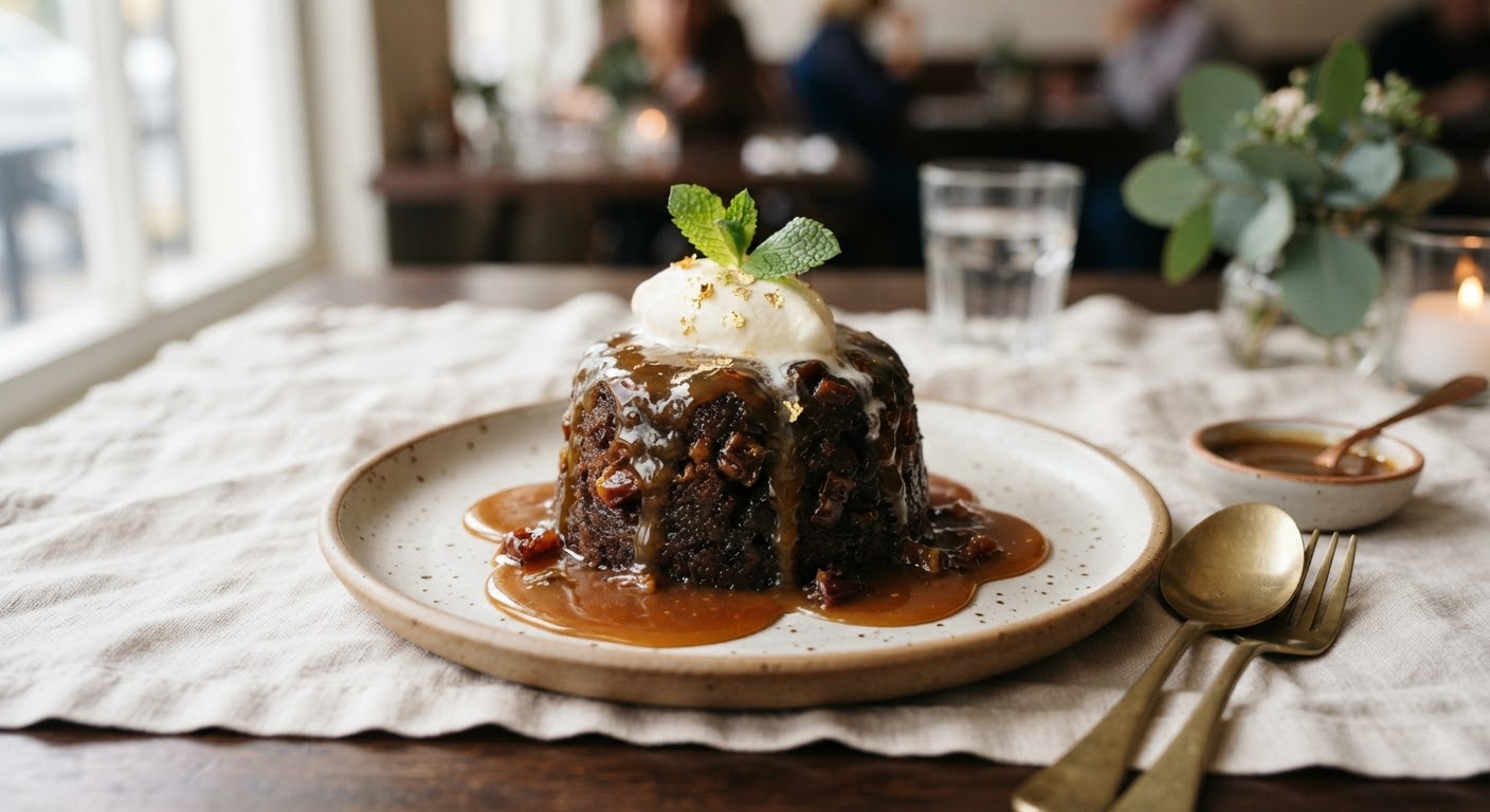 Sticky date pudding
