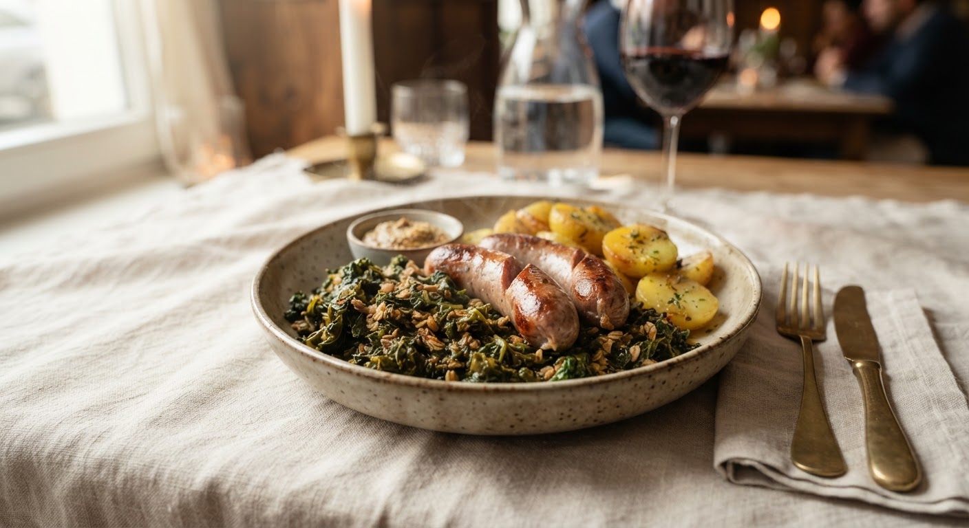 Grünkohl mit Pinkel