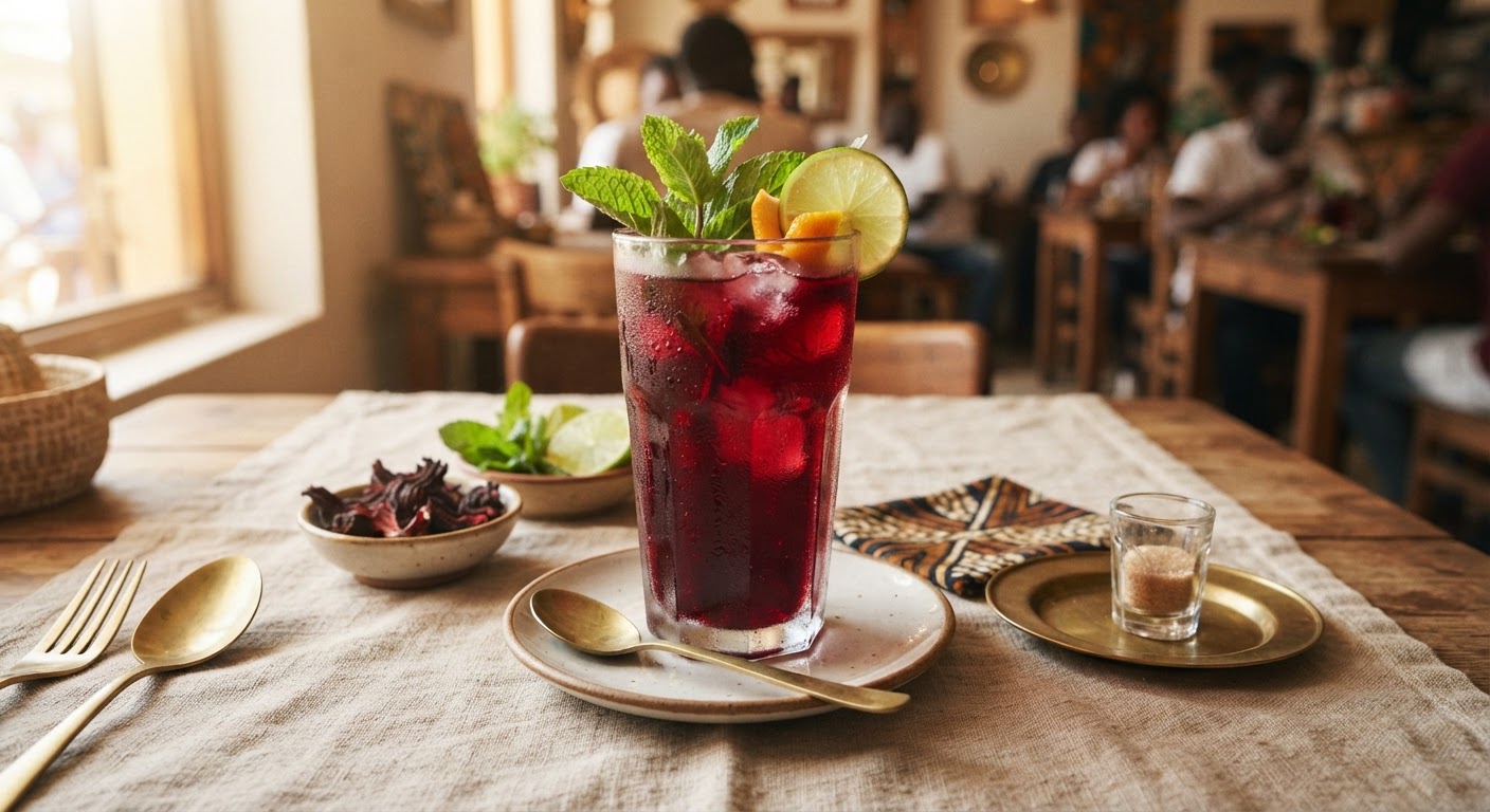 Bissap (Boisson à l'Hibiscus des Rues de Dakar)