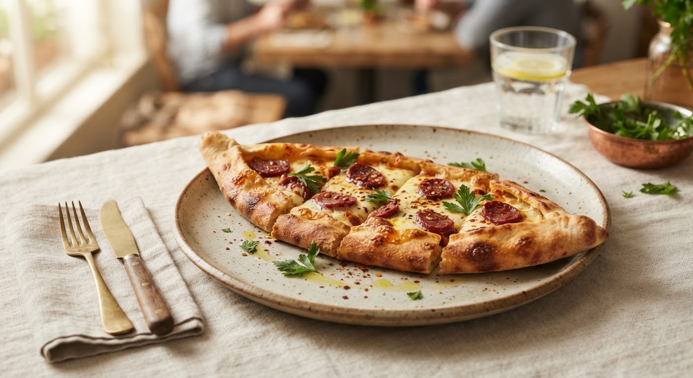 Pide au fromage et sujuk