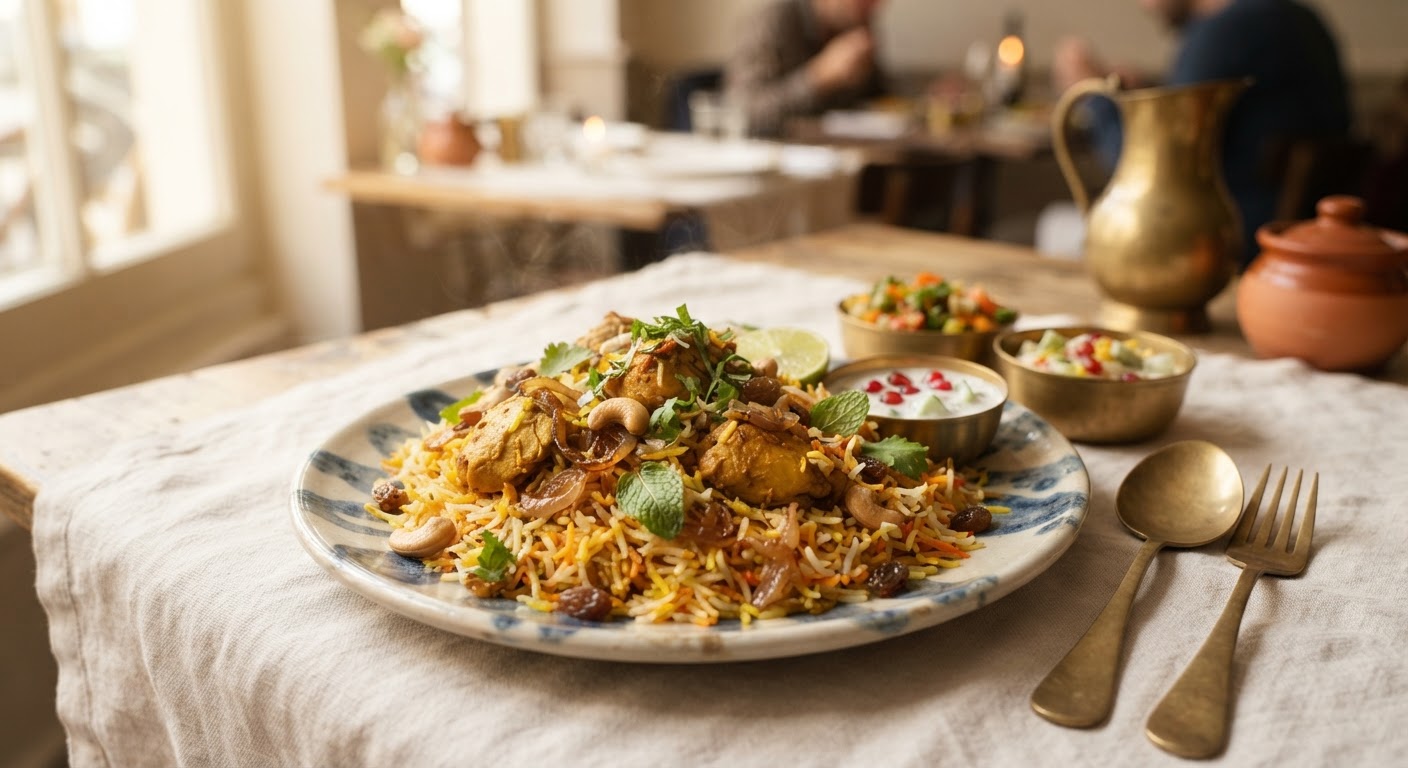 Biryani de Poulet aux Épices