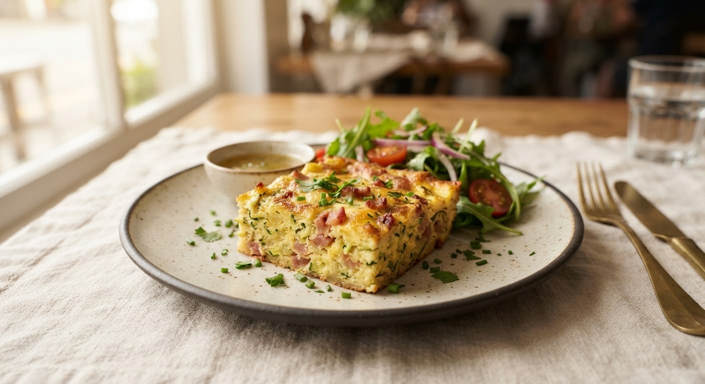 Zucchini slice
