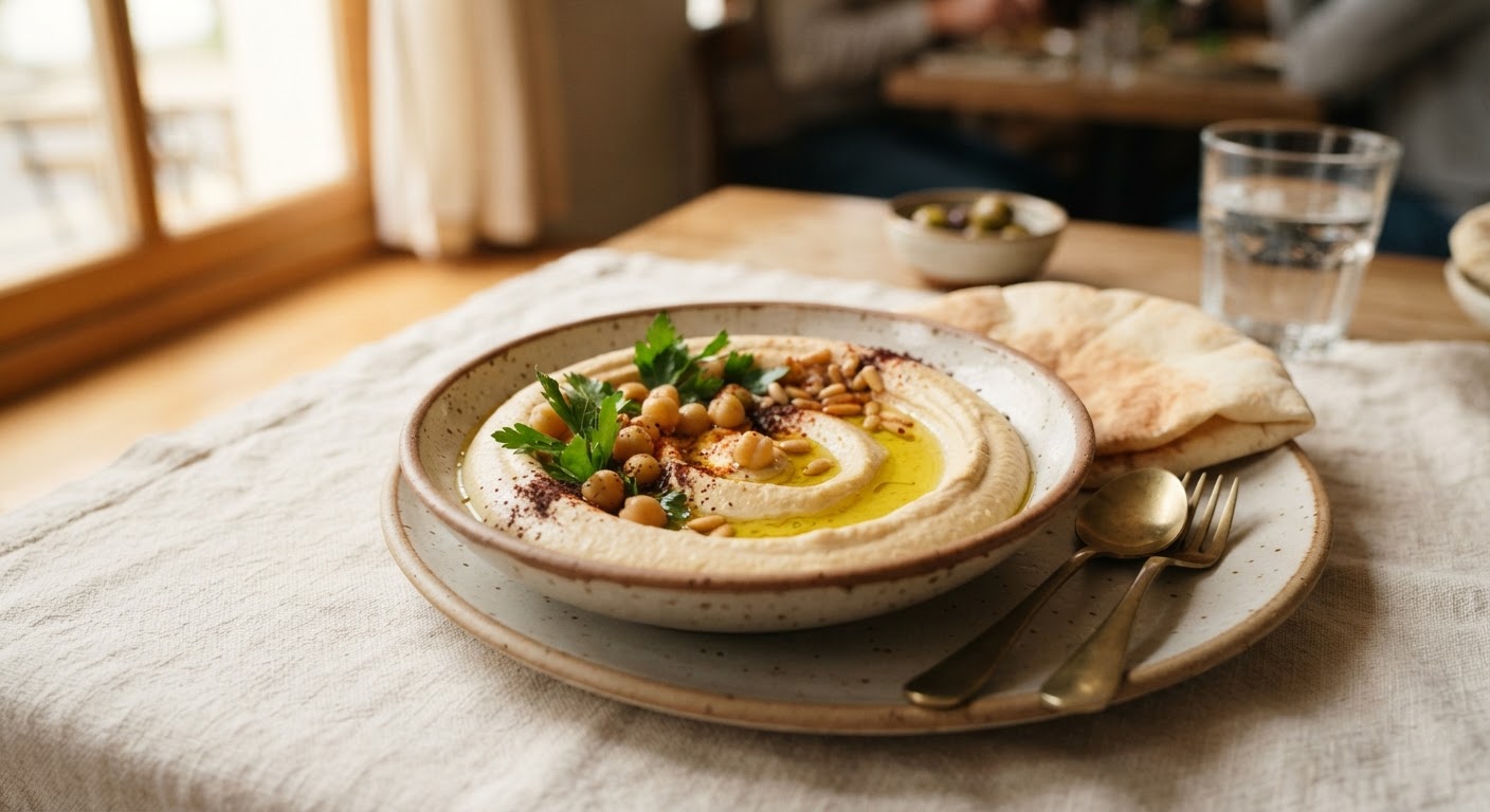 Houmous crémeux au tahini