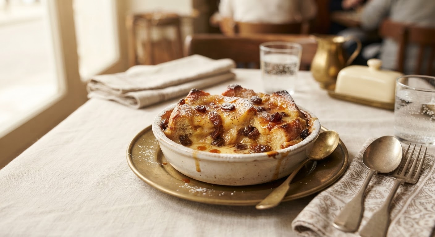 Bread and butter pudding
