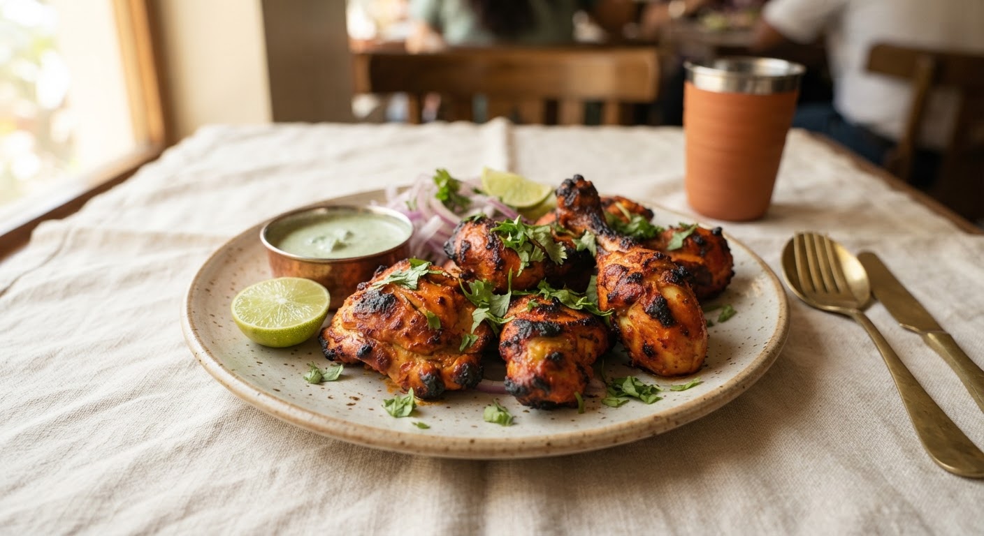 Poulet Tandoori (Murgh Tandoori)