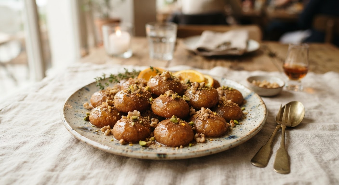Melomakarona (biscuits grecs au miel et à l'orange)