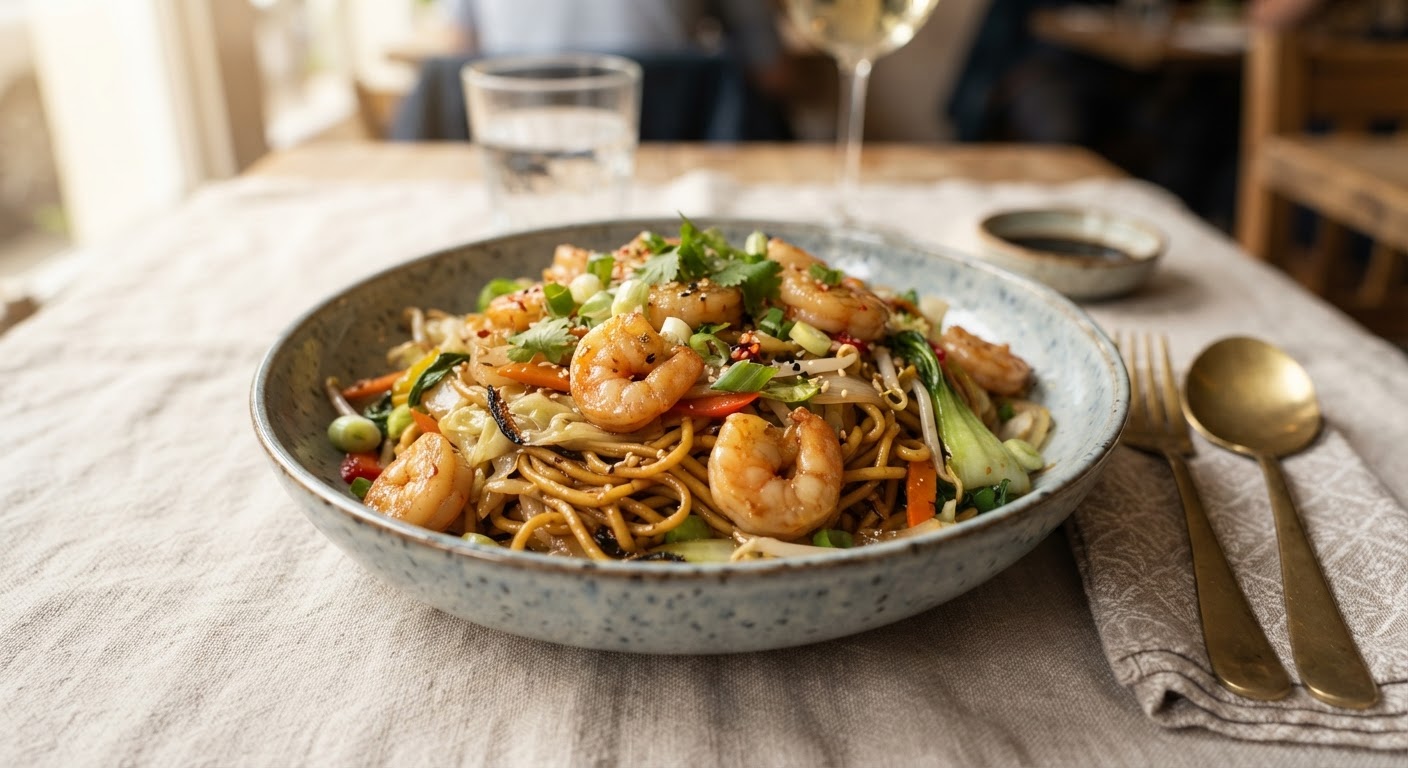 Nouilles chow mein