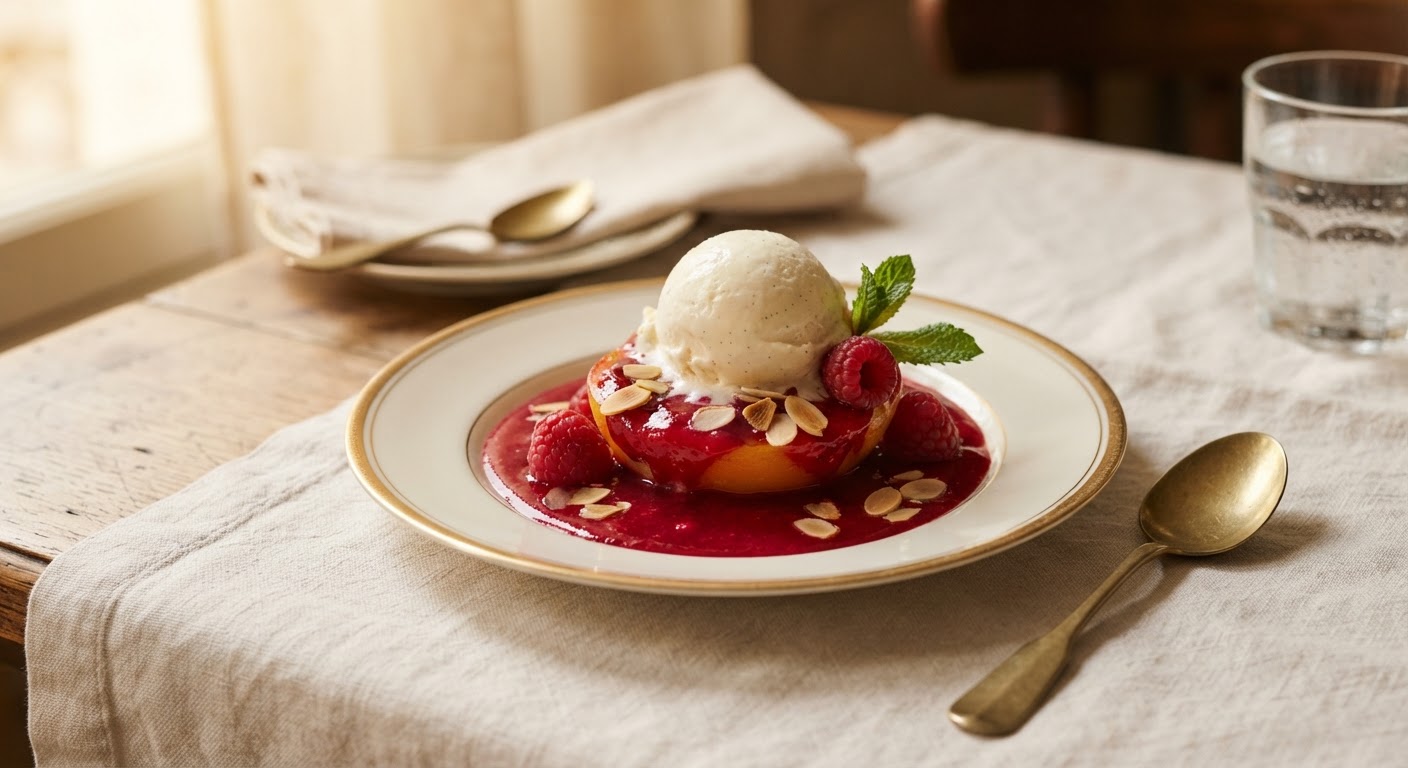 Peach Melba