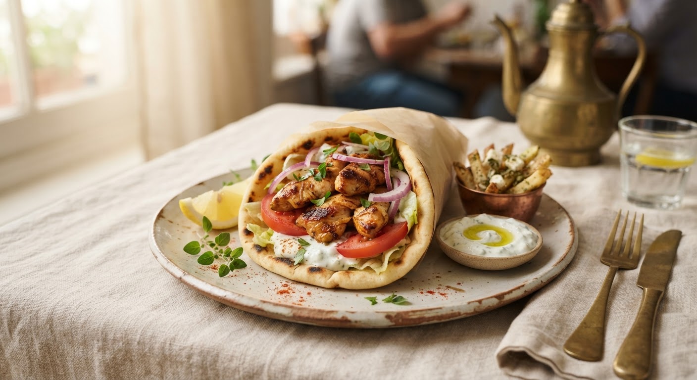 Gyros de Poulet Maison