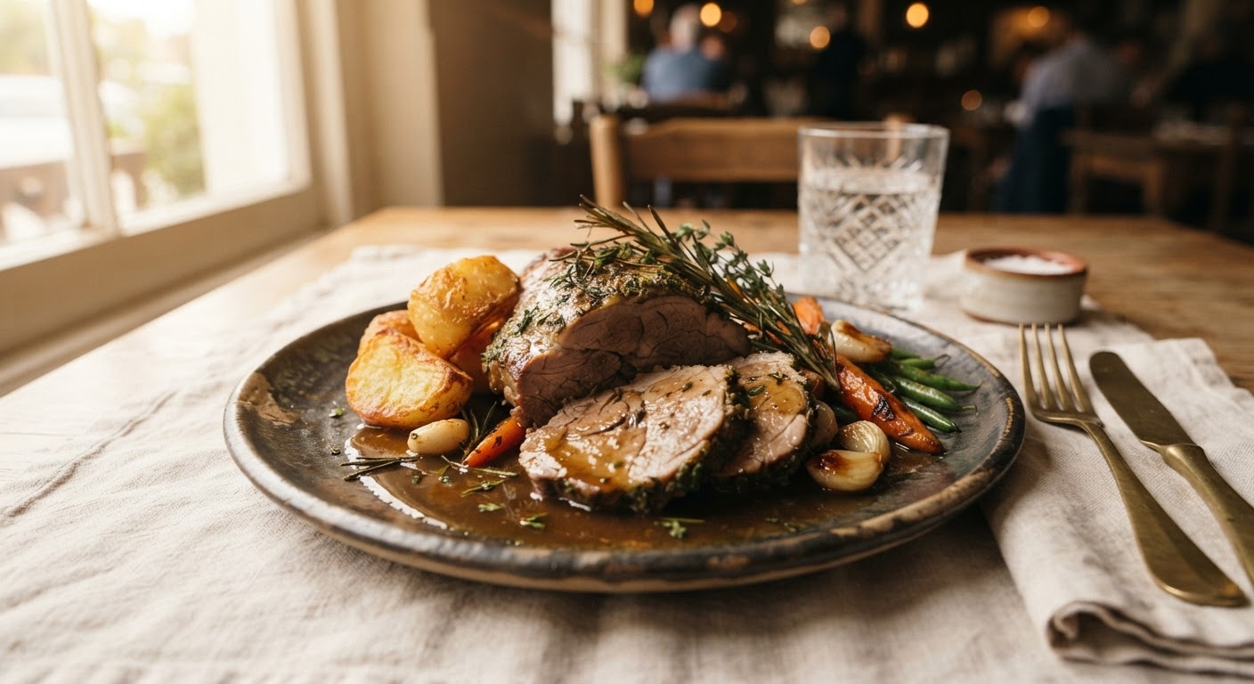 Roast lamb