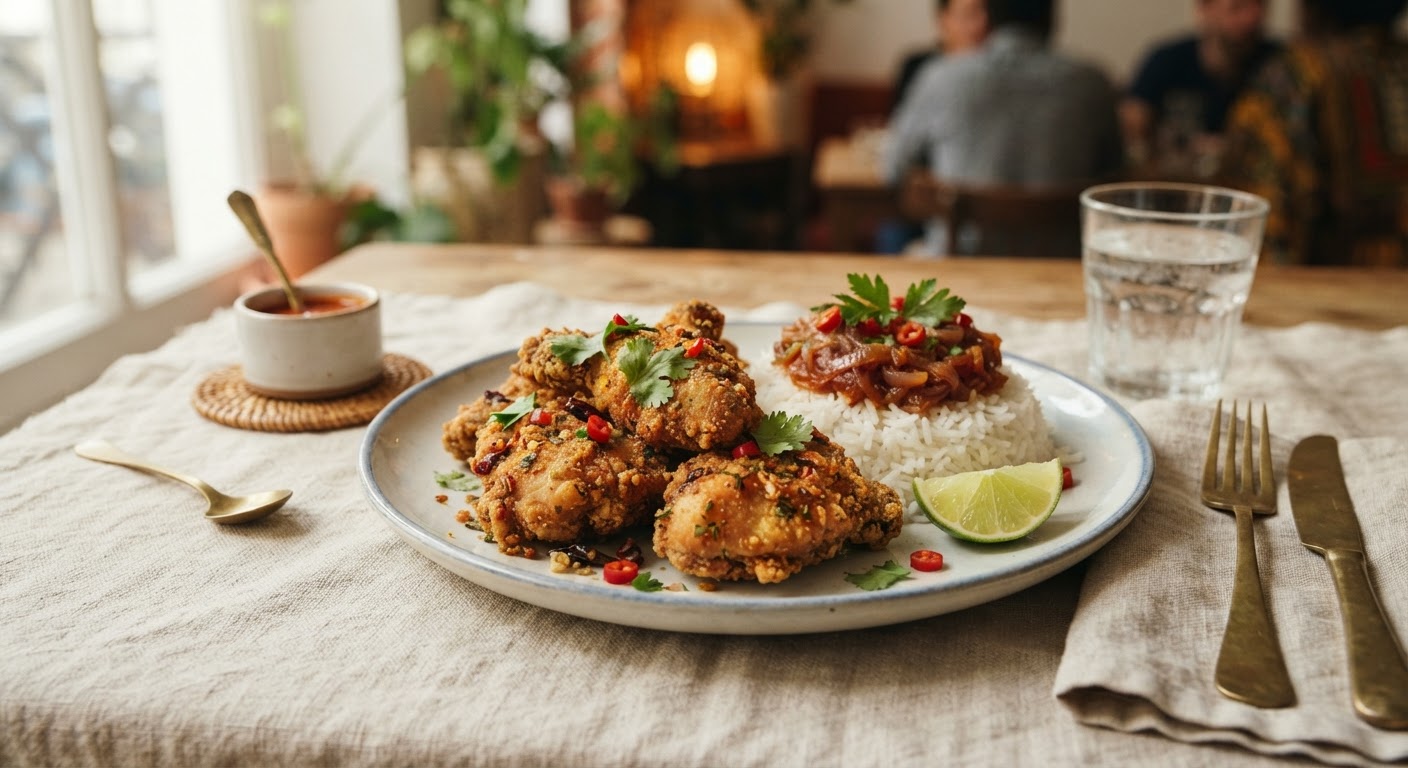Cinq-Cinq (Poulet Frit Épicé)
