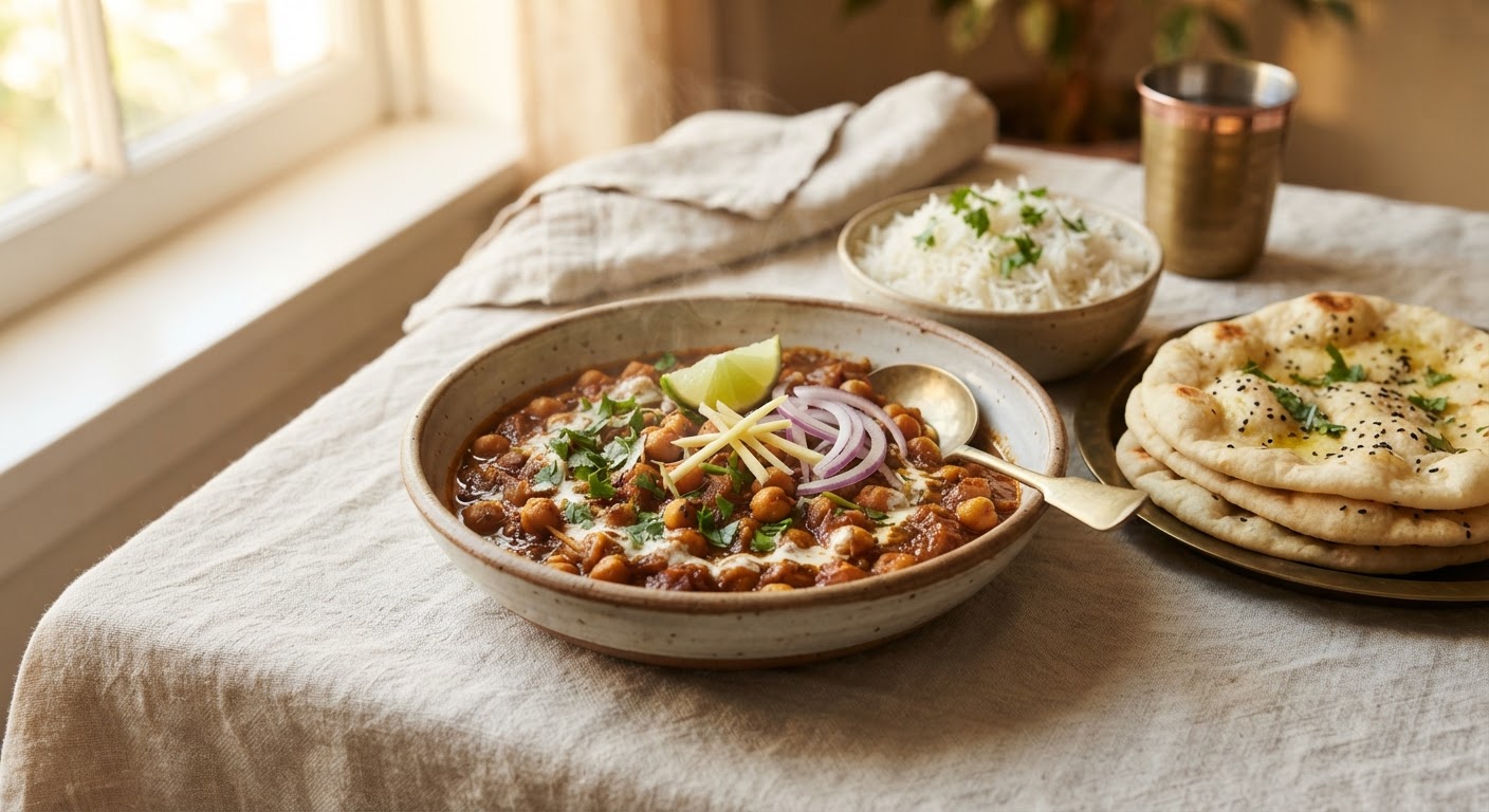 Chana Masala (Curry de Pois Chiches Épicés)